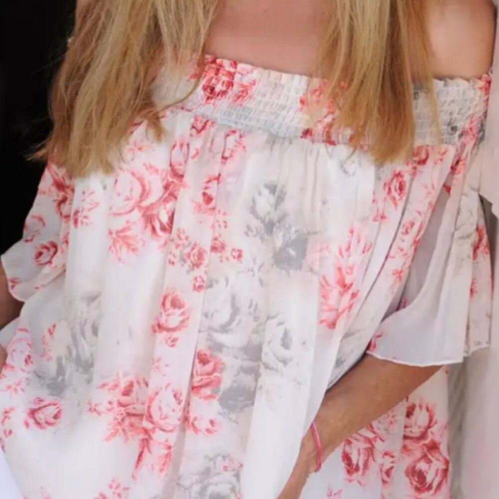 Love Fire L/G Off The Shoulder Floral Blouse